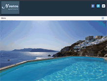 Tablet Screenshot of nostosapts.gr